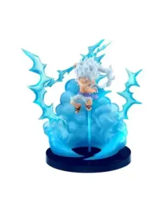 Figura banpresto one piece world collectable special monkey d. luffy gear 5 6cm