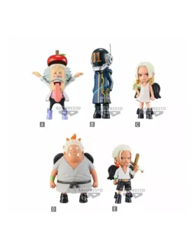 Figura banpresto one piece world collectable egg head 4 1 de 7cm unidad aleatoria