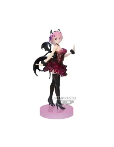 Figura banpresto re: zero starting life in another world espresto clear & drssey ram special color ver. 22cm
