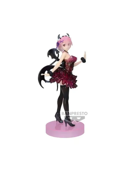 Figura banpresto re: zero starting life in another world espresto clear & drssey ram special color ver. 22cm