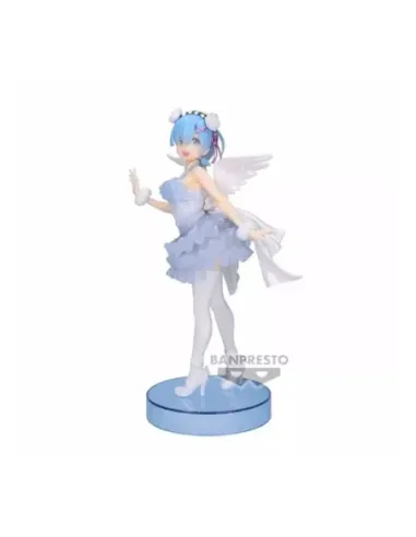 Figura banpresto re: zero starting life in another world espresto clear & drssey rem special color ver. 22cm