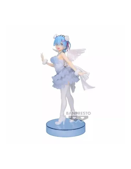Figura banpresto re: zero starting life in another world espresto clear & drssey rem special color ver. 22cm