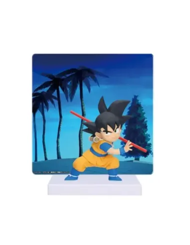 Figura banpresto dragon ball daima goku con panel 7cm