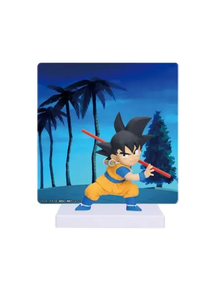 Figura banpresto dragon ball daima goku con panel 7cm