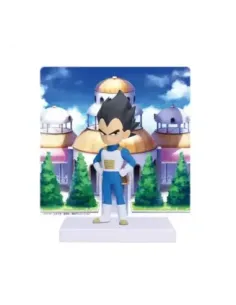 Figura banpresto dragon ball daima vegeta con panel 9cm