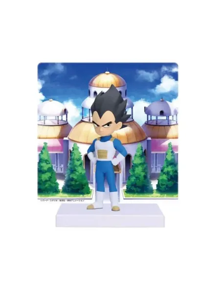 Figura banpresto dragon ball daima vegeta con panel 9cm