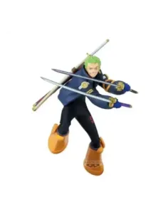 Figura banpresto one piece battle record collection roronoa zoro 16cm