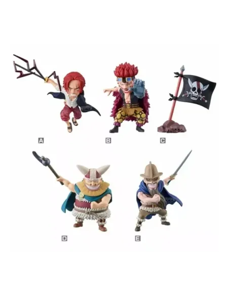 Figura banpresto one piece world collectable figure red hair pirates 02