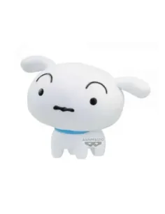 Figura banpresto crayon shinchan fluffy puffy shiro (nevado) ver.a 8cm