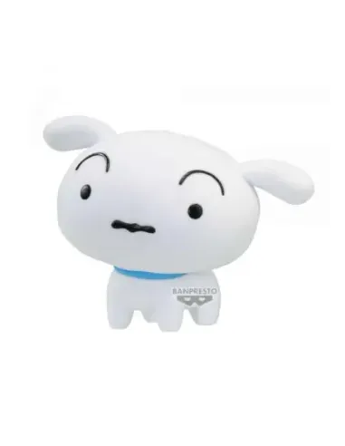 Figura banpresto crayon shinchan fluffy puffy shiro (nevado) ver.a 8cm