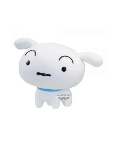 Figura banpresto crayon shinchan fluffy puffy shiro (nevado) ver.a 8cm