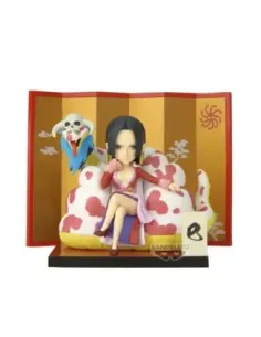 Figura banpresto one piece world collectable special boa hancock & salome 6cm