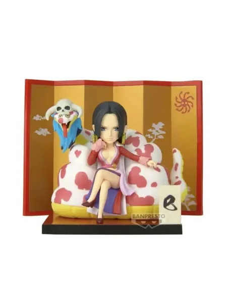 Figura banpresto one piece world collectable special boa hancock & salome 6cm