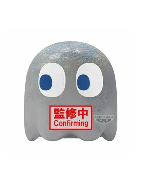 Peluche banpresto big plush pac - man ghost 45th anniversary 20cm