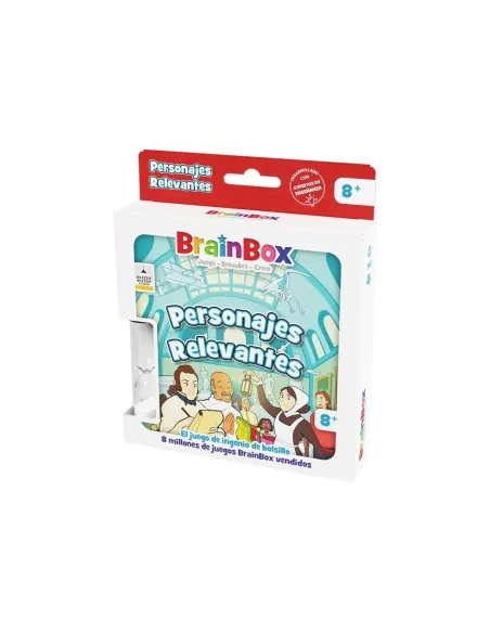 Juego de mesa brainbox pocket personajes relevantes edad recomendada 8 años