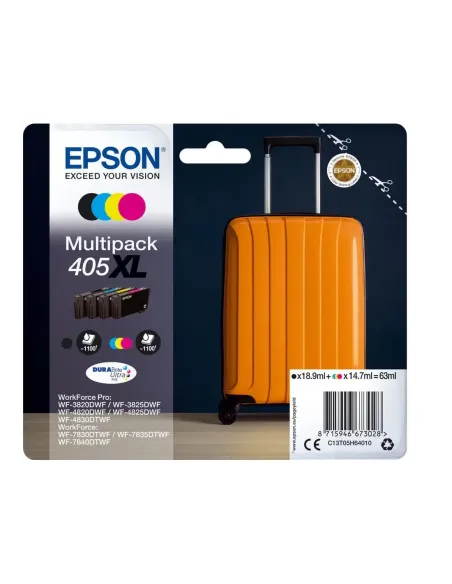 Pack cartuchos epson 405xl durabrite ultra ink
