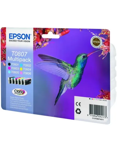 Multipack tinta epson t08074 t080140+240+340+440 +540+640 -  colibri