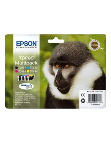 Multipack cartucho tinta epson s20 - sx105 - sx205 - 405 multicolor