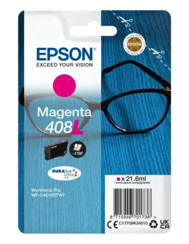 Cartucho tinta epson 408l magenta durabrite 408l ultra ink