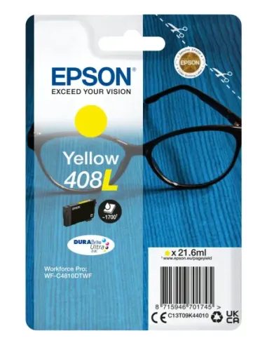 Cartucho tinta epson 408l amarillo durabrite 408l ultra ink