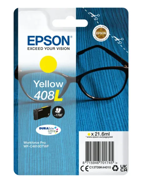 Cartucho tinta epson 408l amarillo durabrite 408l ultra ink
