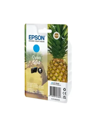 Cartucho epson 604 cian c13t10g24010 xp2200 wf - 2910 piña