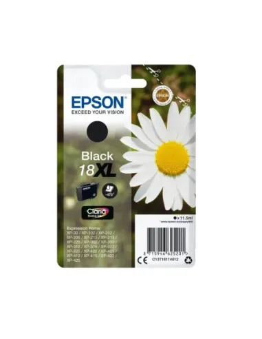 Cartucho tinta epson t181140 xl negro alta capacidad xp - 102 - 205 - 305 - 405 - 30 -  margarita