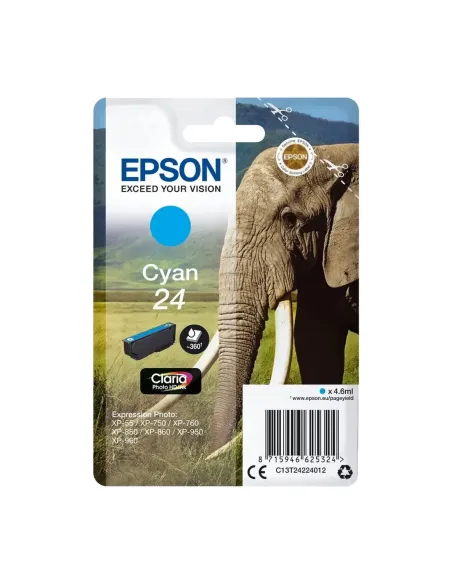 Cartucho tinta epson 24 cian