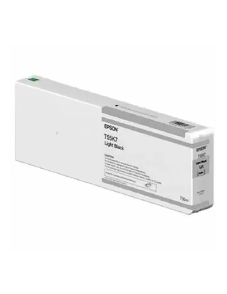 Cartucho tinta epson t55k700 ultrachrome hdx - hd light black 700ml