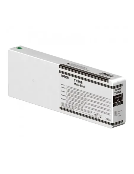 Cartucho tinta epson t55k800 ultrachrome hdx - hd matte black 700ml