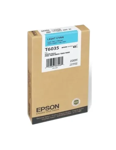 Cartucho tinta epson stylus pro 7880 - 9880 cian claro 220ml