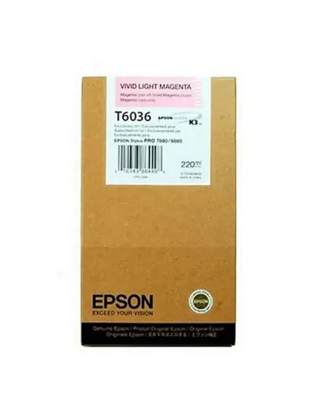 Cartucho tinta epson stylus pro 7880 - 9880 magenta claro 220ml