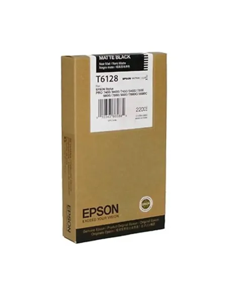 Cartucho tinta epson stylus photo 7450 - 9450 -  7400 - 9400 - 7880 -  9880 - 7800 - 9800 negro mate 220ml