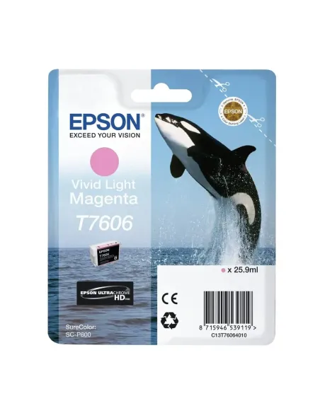 Cartucho tinta epson surecolor sc - p600 magenta claro