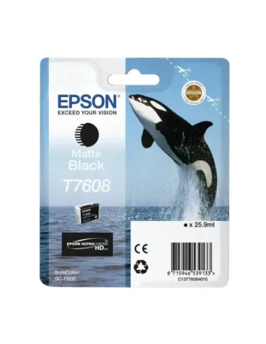 Cartucho tinta epson surecolor sc - p600 negro mate