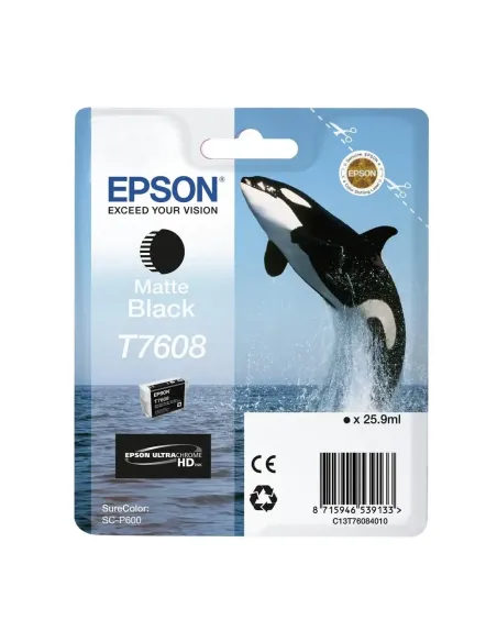 Cartucho tinta epson surecolor sc - p600 negro mate