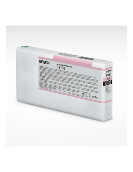 Cartucho tinta epson t9136 light magenta 200ml