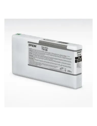 Cartucho tinta epson t9138 negro mate 200ml
