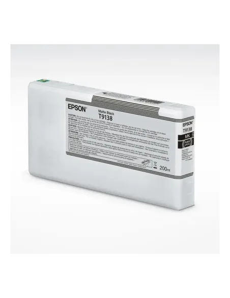 Cartucho tinta epson t9138 negro mate 200ml