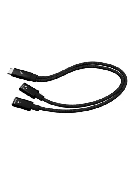 Cable usb tipo c i - tec 0.3m -  macho - hembra -  negro