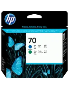 Cabezal impresion hp 70 c9408a azul y verde z2100 -  z3100 -  z3200