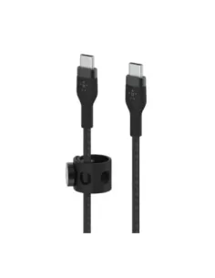 Cable usb tipo c belkin 3m -  macho - macho -  negro -  trenzado