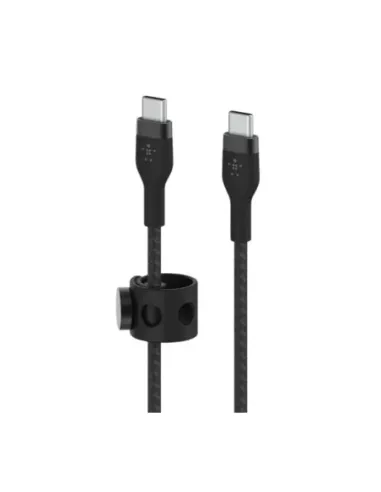 Cable usb tipo c belkin 3m -  macho - macho -  negro -  trenzado