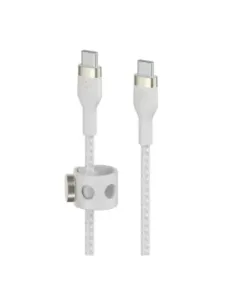Cable usb tipo c belkin 3m -  macho - macho -  blanco -  trenzado