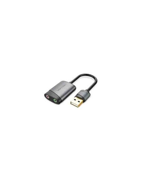Tarjeta de Sonido Vention CDKHB/ USB Macho - 2xJack 3.5 Hembra