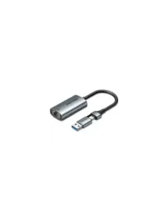 Adaptador USB/USB Tipo-C - RJ45 Vention CFQHB/ 1000Mbps