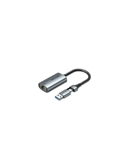 Adaptador USB/USB Tipo-C - RJ45 Vention CFQHB/ 1000Mbps