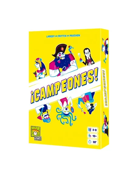 Juego de mesa ¡campeones! edad recomendada 10 años