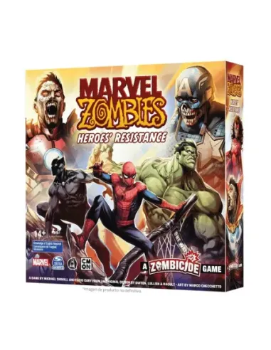 Juego de mesa marvel zombies heroes resistance edad recomendada 14 años