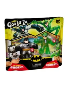 Pack de 2 figuras bandai goo jit zu dc héroes batman vs the riddler